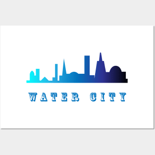 WATER CITY Posters and Art